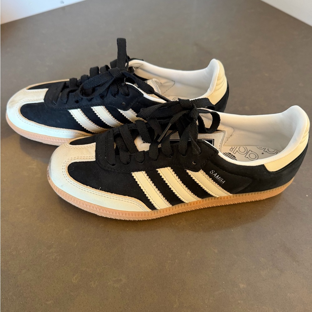 Adidas Samba Black and cream  Shoes